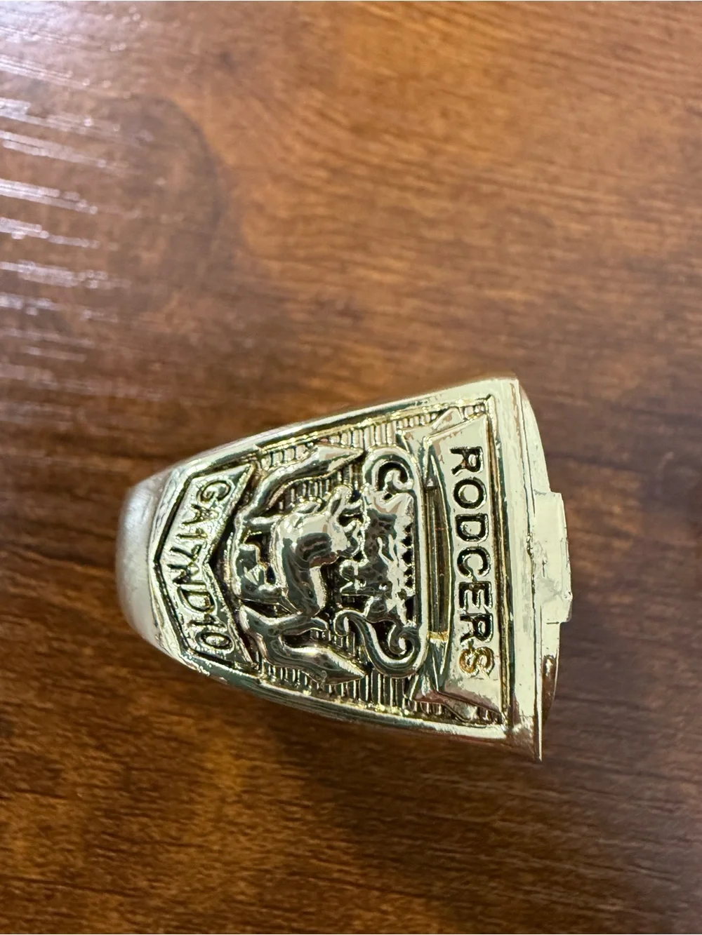 Gold Georgia Championship Ring -decorative